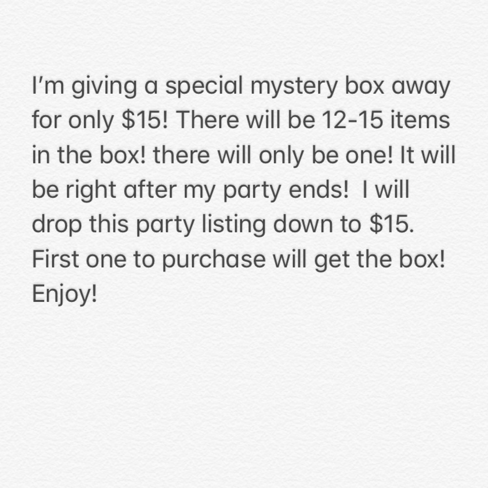 SPECIAL MYSTERY BOXES!! 2!!!! $15!!! - Picture 2 of 4